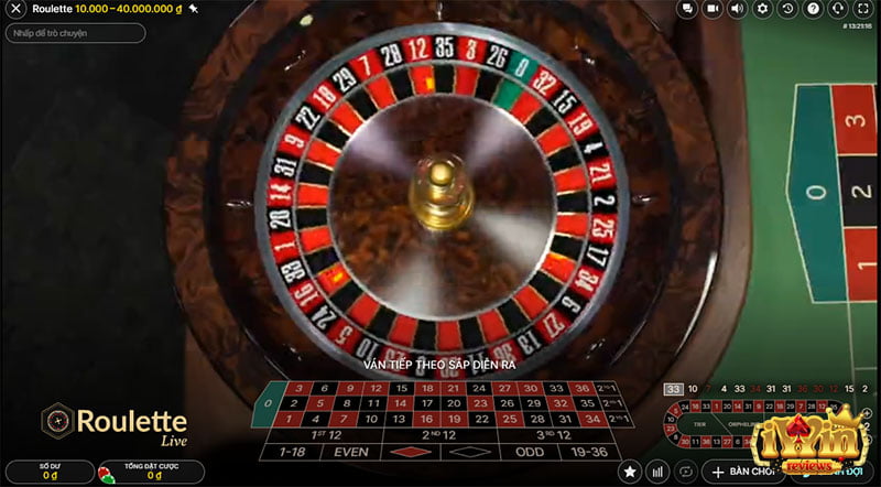 Bàn chơi Roulette hấp dẫn cho thành viên iWin 