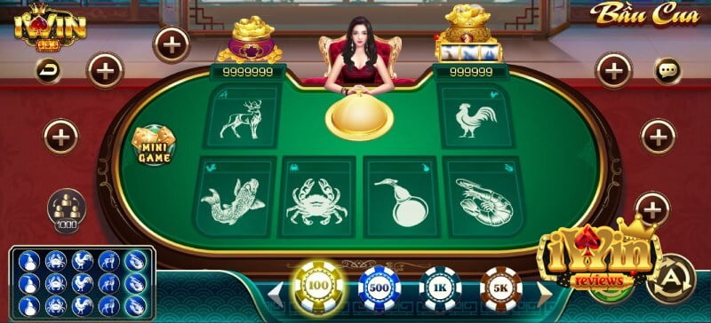 Game Bầu Cua tại iWin trả thưởng cao cho người chơi 