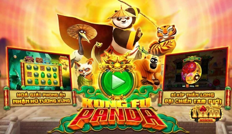 Game Kungfu panda iWin có thiết kế giao diện ấn tượng và trả thưởng cao